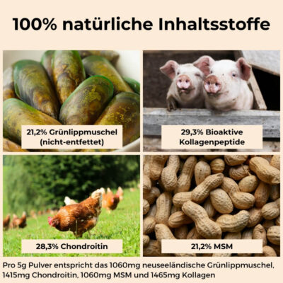 100% natürliche Inhaltsstoffe